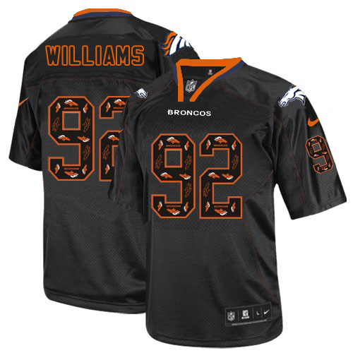 Men's Limited Sylvester Williams Nike Jersey New Lights Out Black - #92 NFL Denver Broncos